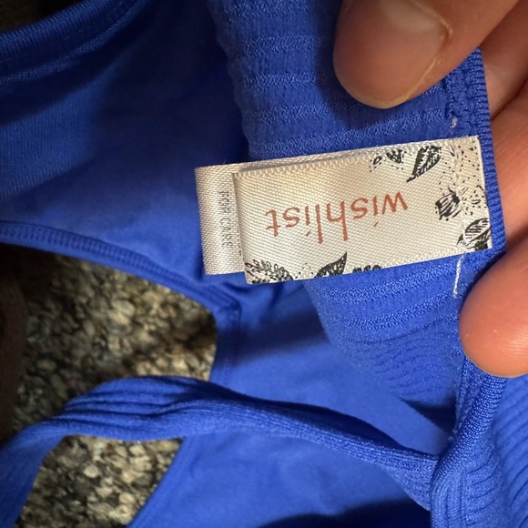 Wishlist Blue Ribbed Top - Picture 3 of 4